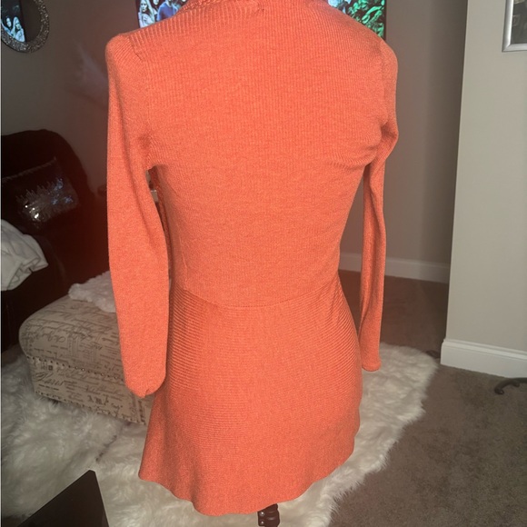 Women's Patty Boutik Rust Sweater with Cable Knit - Picture 7 of 9